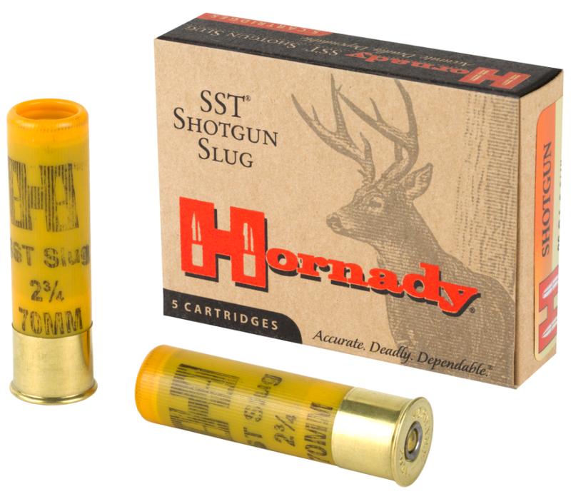 Hornady 86232 SST 20 Gauge 2.75" 250 GR Slug Shot 5 Bx/ 20 Cs