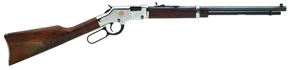 Henry Engraved American Beauty Lever 22 Long Rifle 20