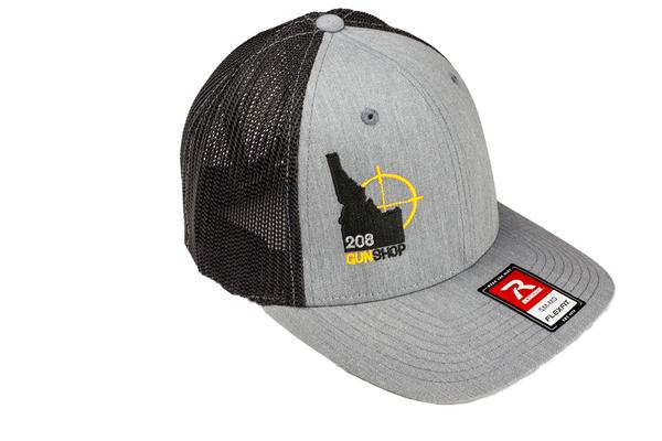 208 GUN SHOP HAT HEATHER GREY FLEX FIT S-M