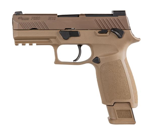 Sig Sauer P320 M18 9mm 17+1 21+1 Coyote