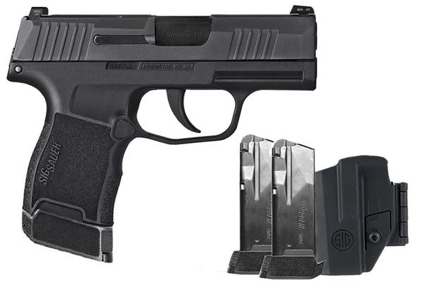 Sig Sauer P365 9mm TacPac w/Three 12-Round Magazines & Holster