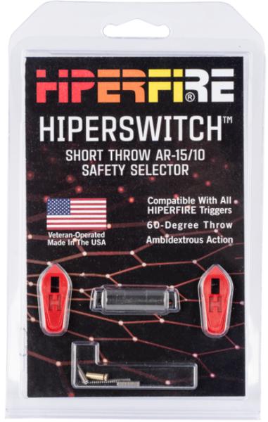 HIPERFIRE Hiperswitch Safety Selector AR Platform Red Ambi