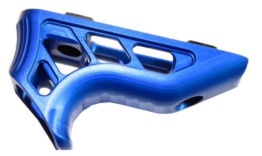 TIMBER CREEK ENFORCER MINI ANGLED FOREGRIP BLUE ANODIZED