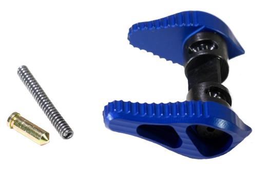 TIMBER CREEK AR15 AMBIDEXTROUS Safety Selector 45/90 Degree BLUE