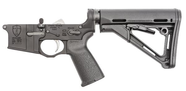 SPIKE'S TACTICAL ST-15 CRUSADER COMPLETE LOWER ENHANCED CTR STOCK