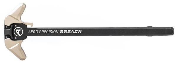 AERO PRECISION AR10 BREACH AMBI CHARGING HANDLE W/LARGE LEVER BLACK/TAN