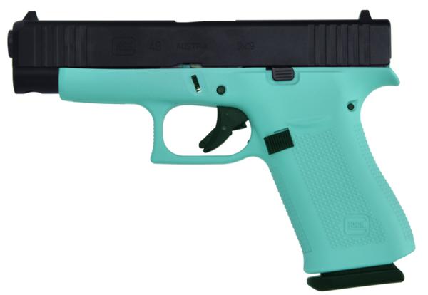 Glock 48 Robins Egg Blue Frame 9mm 