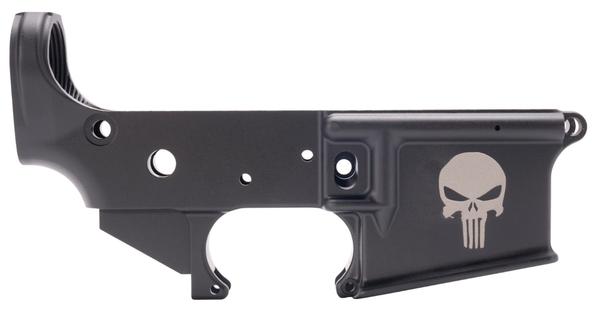 ANDERSON AM-15 STRIPPED LOWER RECEIVER PUNISHER SKULL & UPPER COMBO