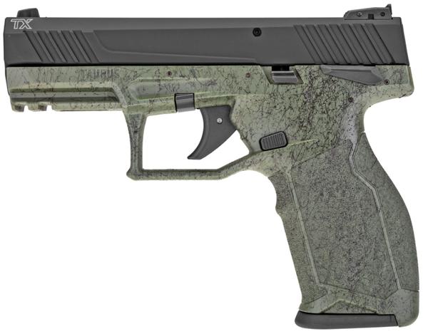TAURUS TX22 22LR GREEN SPLATTER FRAME TB 10+1