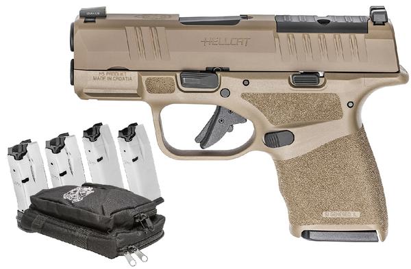 SPRINGFIELD ARMORY HELLCAT 9MM OPTICS READY FDE GEAR UP