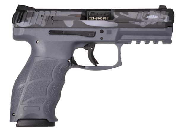 HECKLER & KOCH VP9 9MM GREY FRAME CAMO SLIDE