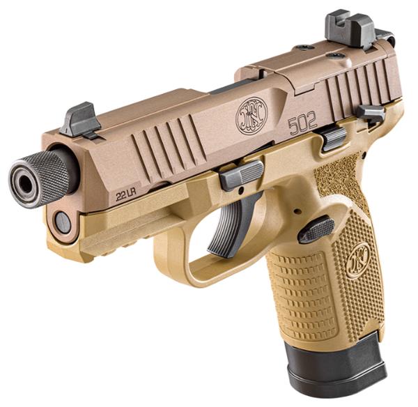 FN 502 TACTICAL OPTICS READY 22 LR FDE