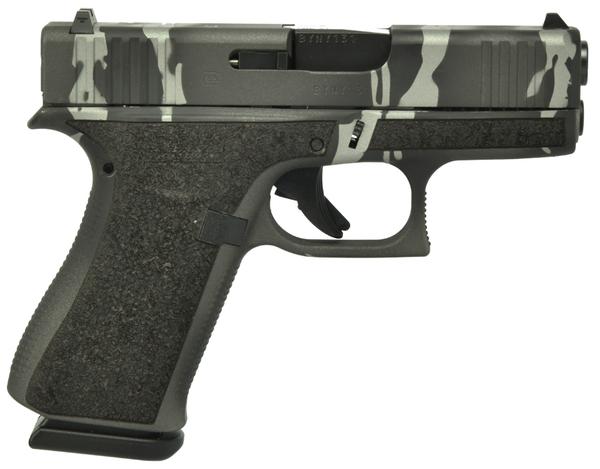 Glock 43X Gray Tiger Stripe 9mm