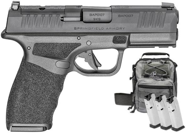 SPRINGFIELD HELLCAT PRO OPTICS READY 9MM W/4MAGS & BAG