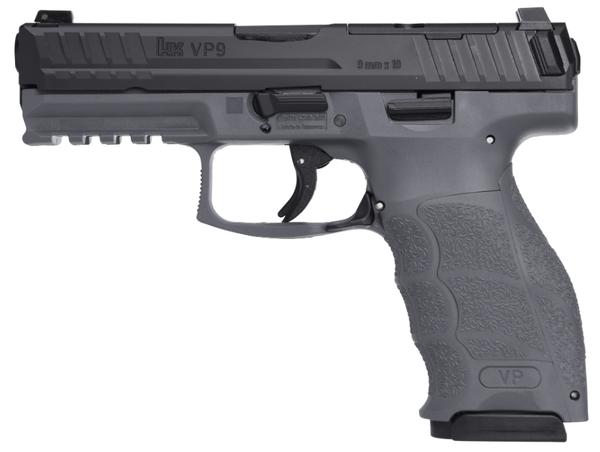 HECKLER & KOCH VP9 9MM GREY FRAME OPTICS READY