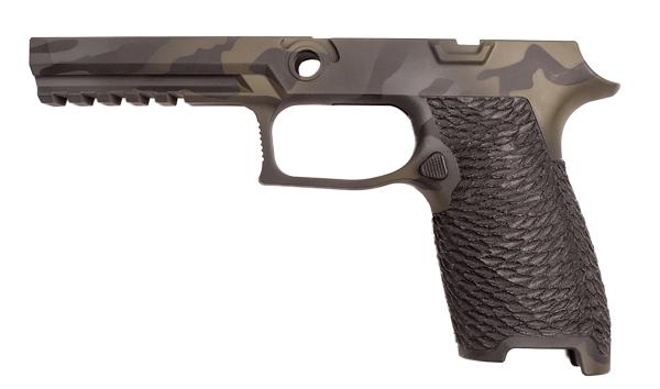 DAVE MODZ CUSTOMS P320F GRIP MECHA PACKAGE BLACK MULTICAM