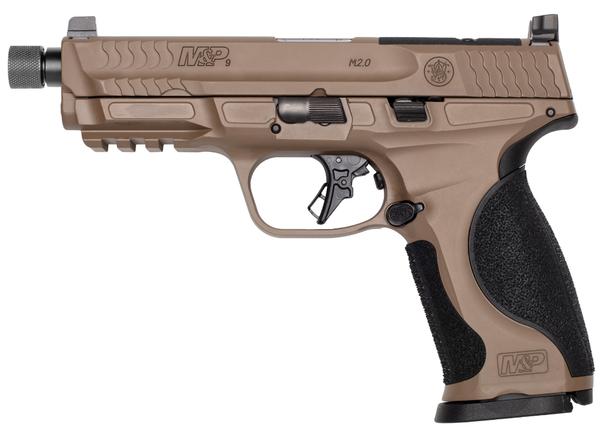 SMITH & WESSON M&P9 2.0 METAL 9MM FDE OPTICS READY TB