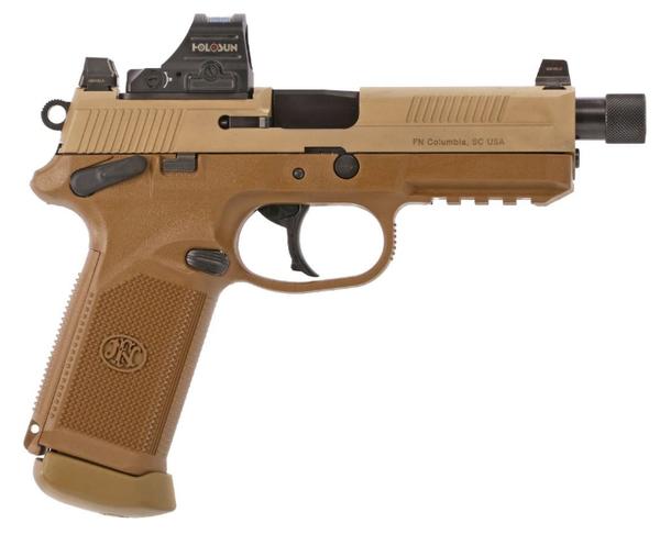 FN FNX-45T 45 ACP FDE W/HOLOSUN 407C