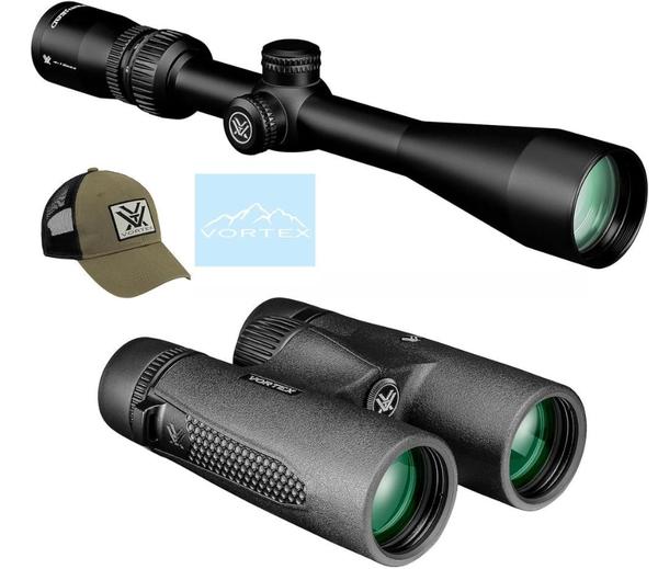 VORTEX COPPERHEAD 4-12X44 SCOPE & 10X42 BINOS BUNDLE