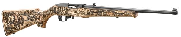 RUGER 10/22 BISON ENGRAVED 22LR 18.5