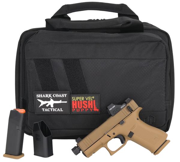 GLOCK 43X HUSH PUPPY 9MM TB W/HOLOSUN 407K